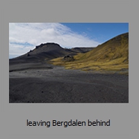 leaving Bergdalen behind